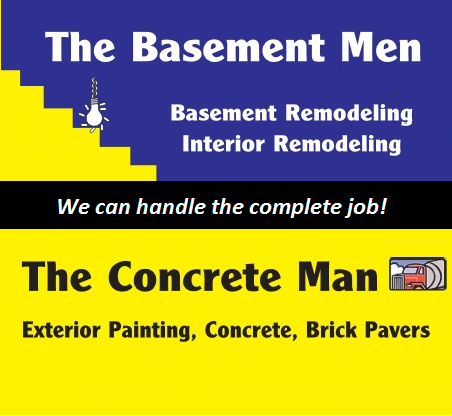 Logo for The Basement Men & The Concrete Man