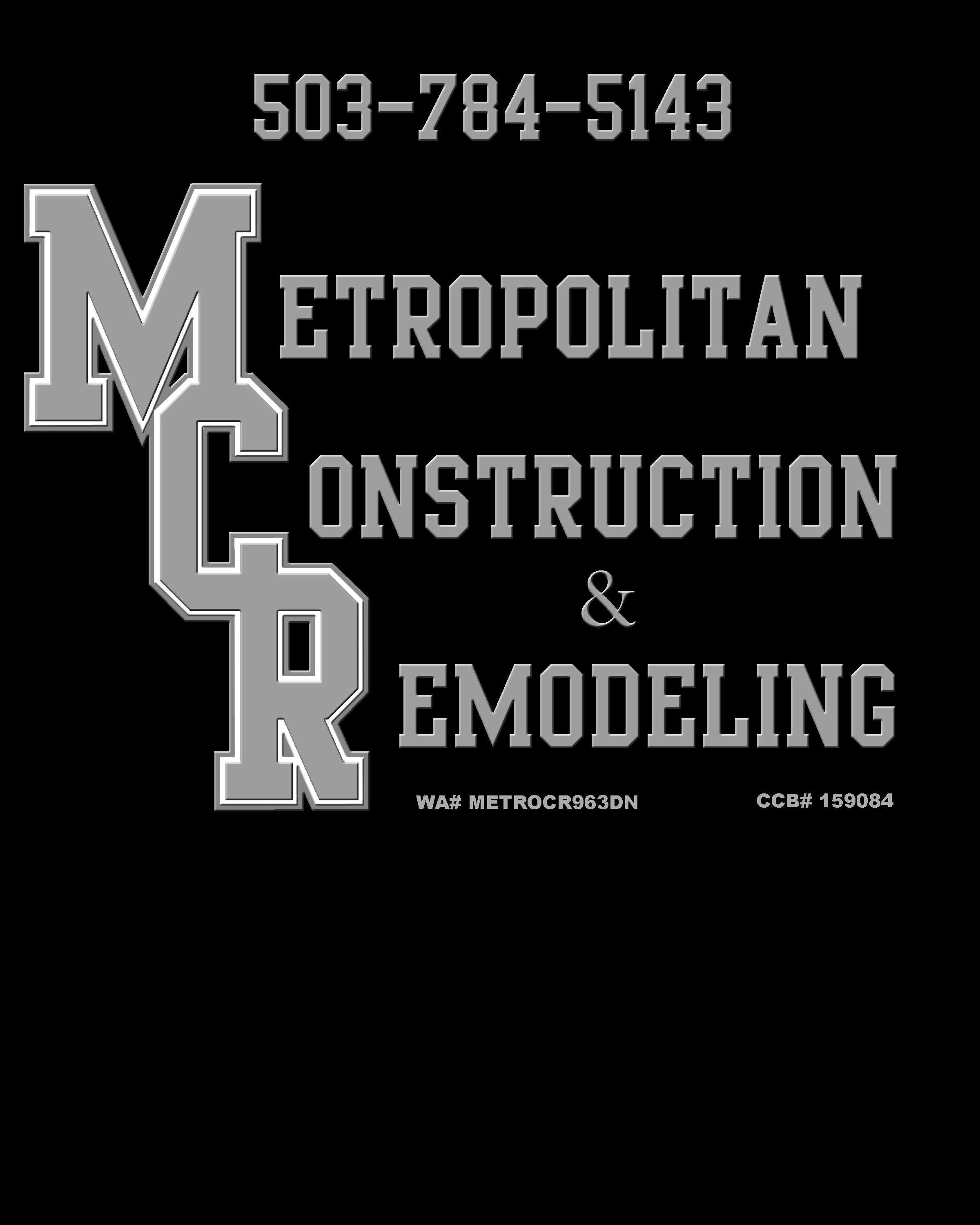 Logo for Metropolitan Construction & Remodeling Inc