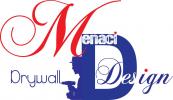 MENACI DESIGN DRYWALL The King Of Drywall logo