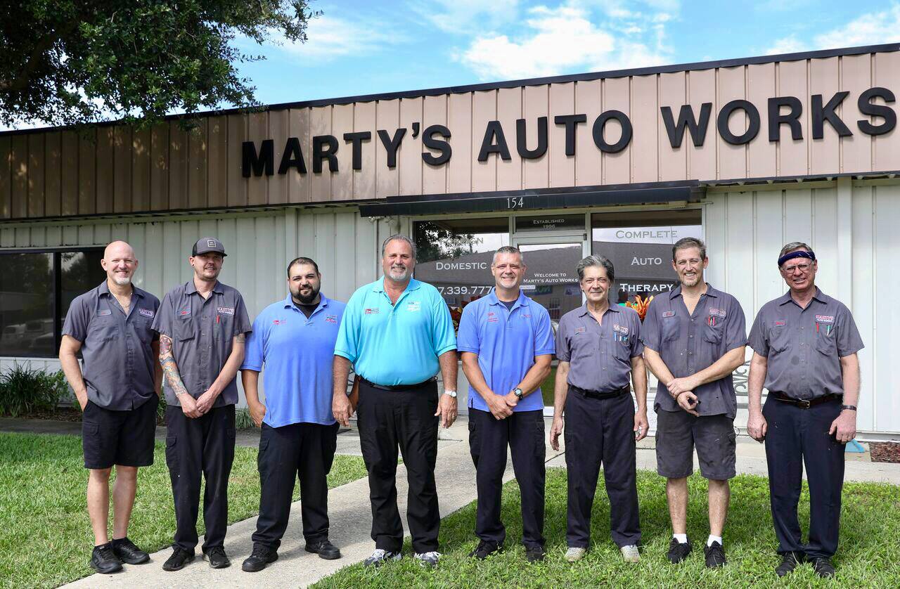 Logo for MARTY'S AUTO WORKS