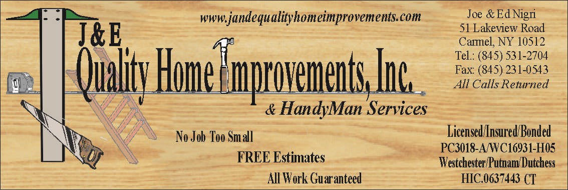 Logo for J & E QUALITY HOME IMPROVEMENTS INC