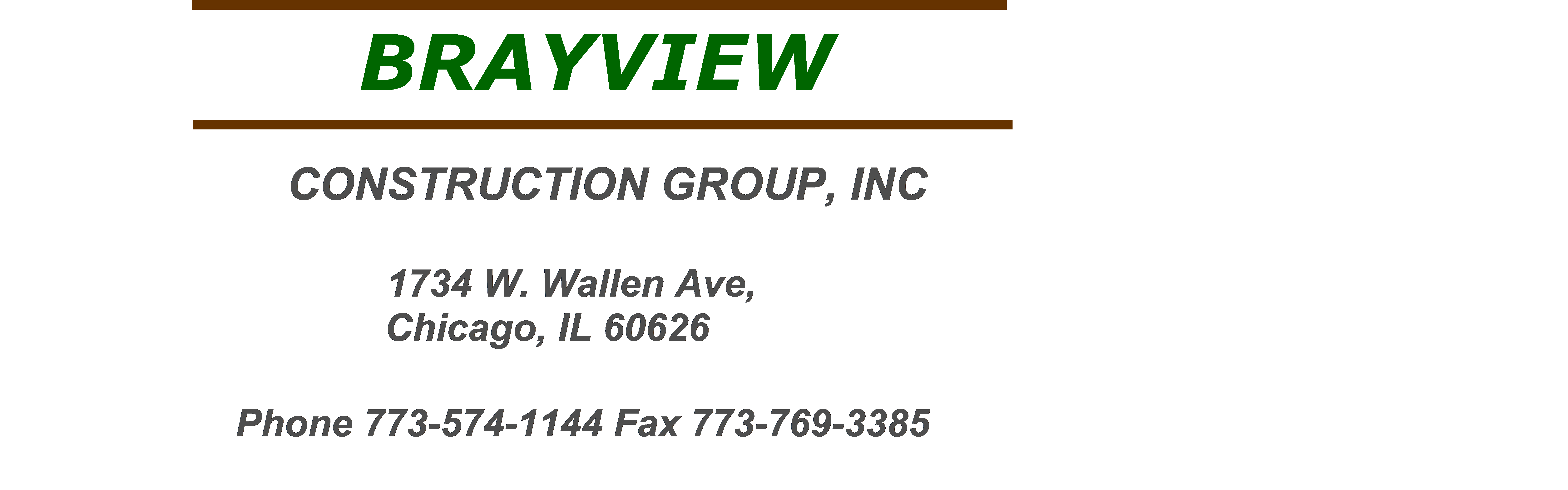 Brayview Construction Group Inc logo