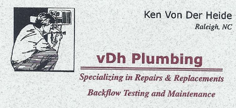 Logo for VDH Plumbing
