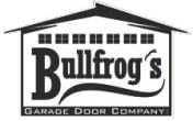 Logo for Bullfrog's Garage Door Co