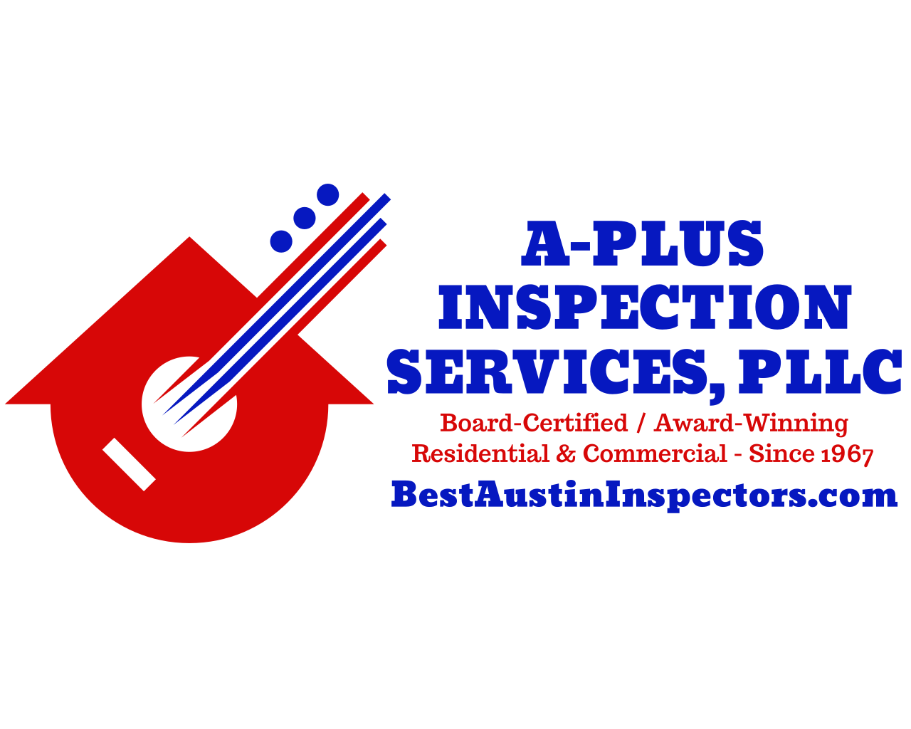 Logo for A-PLUS INSPECTION SERVICES, Since 1967