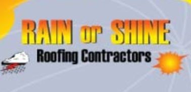 Logo for Rain Or Shine Roofing Contractor