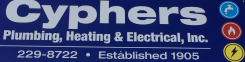 CYPHERS PLUMBING HEATING & ELECTRICAL INC logo