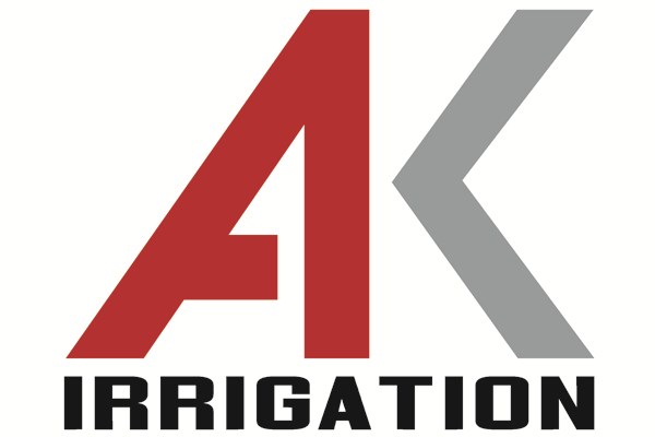 Logo for AK Irrigation