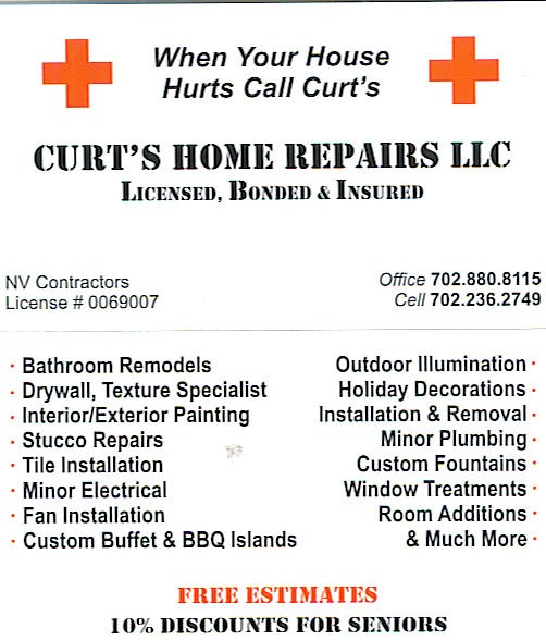 Logo for Curt's Home Repair