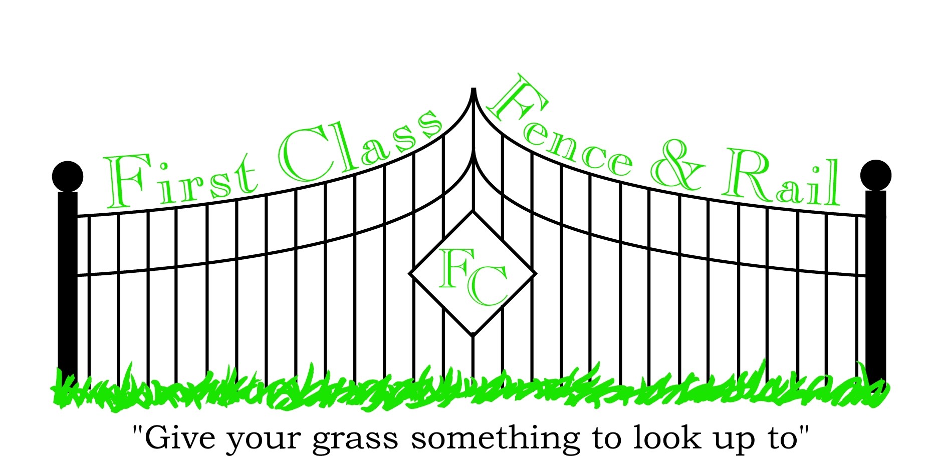 Logo for First Class Fence & Stump Removal