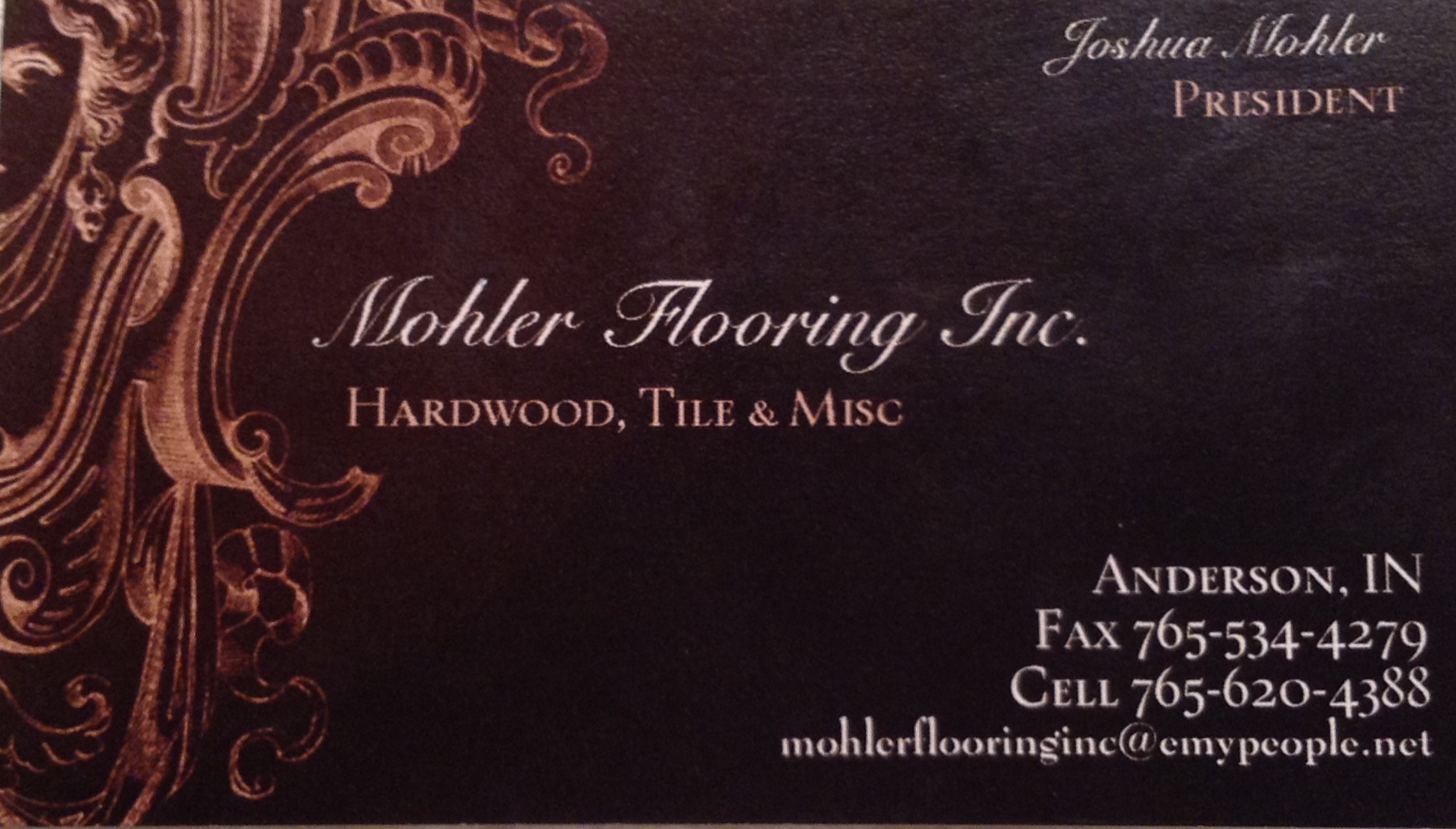 Logo for Mohler Flooring Inc