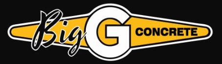Logo for Big G Concrete