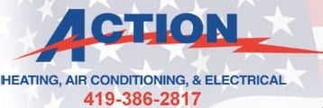 Logo for Action Heating & Air Conditioning & Electrical