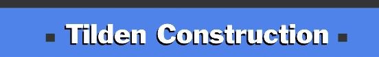 Logo for Tilden Construction