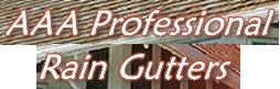 Logo for AAA RAIN GUTTERS
