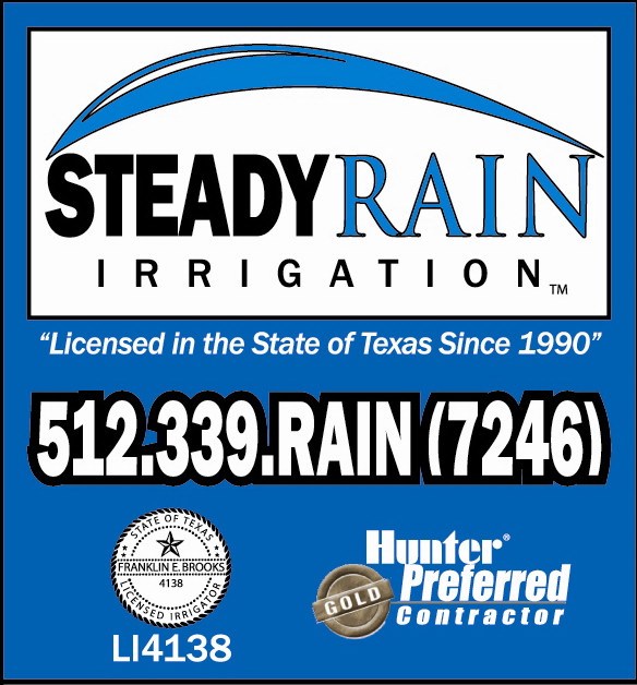 Logo for STEADY RAIN IRRIGATION