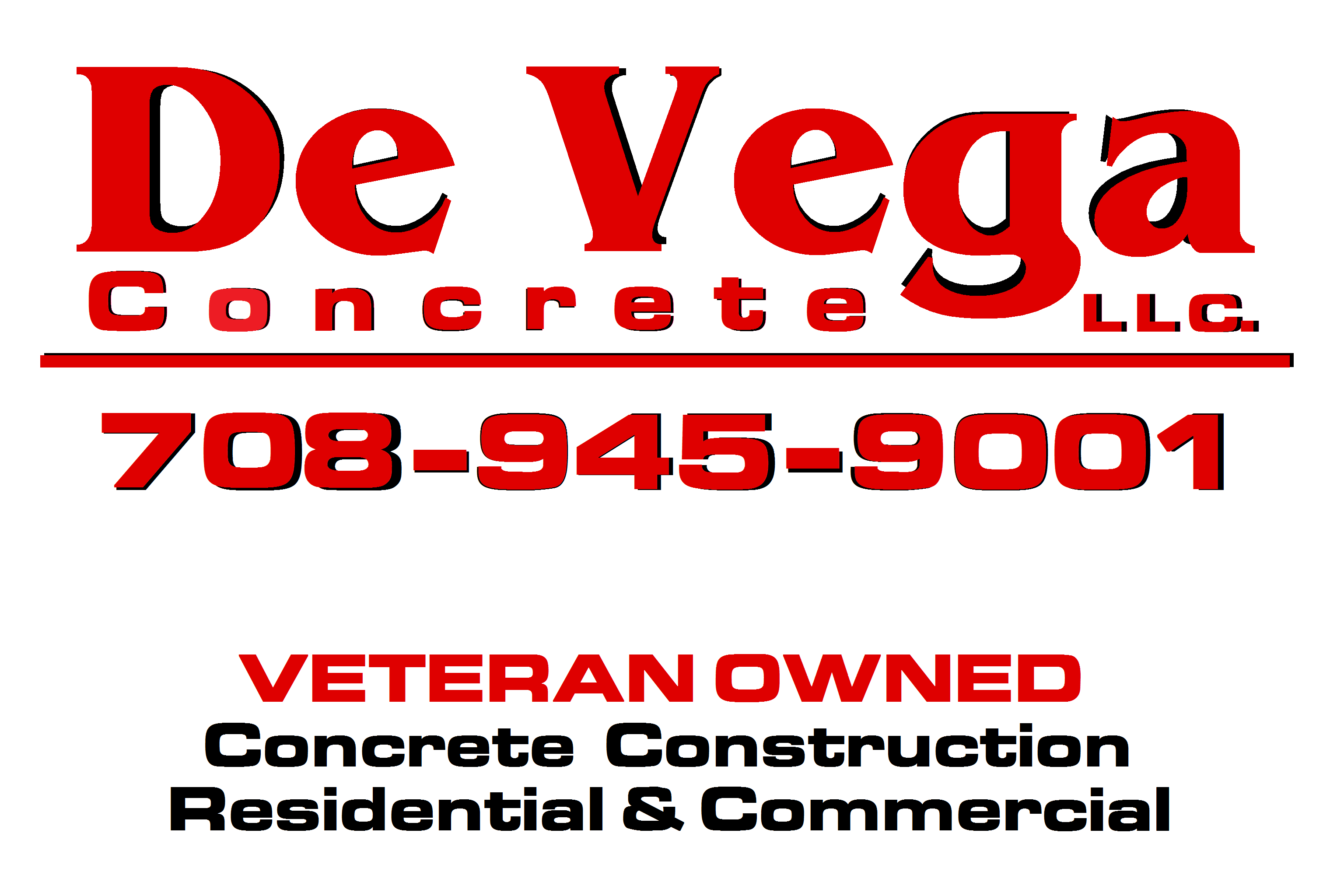 Logo for DeVega Concrete LLC