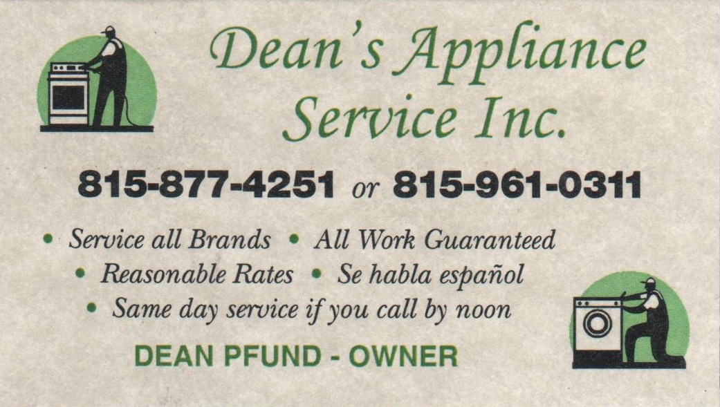 Logo for Dean's Appliance Service Inc