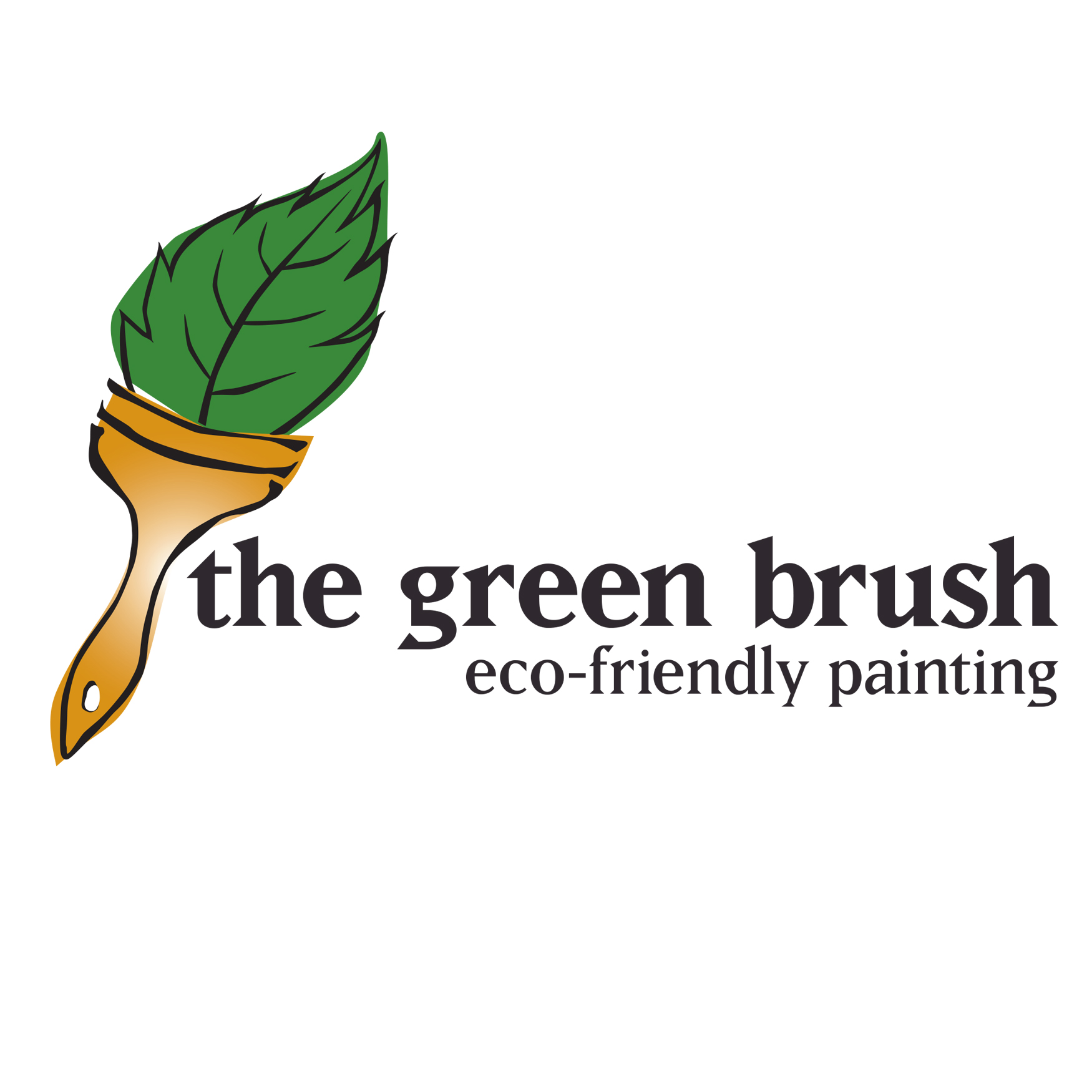 Logo for Green Brush Painting