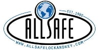 Logo for ALLSAFE LOCK AND KEY