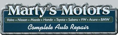 Marty's Motors logo