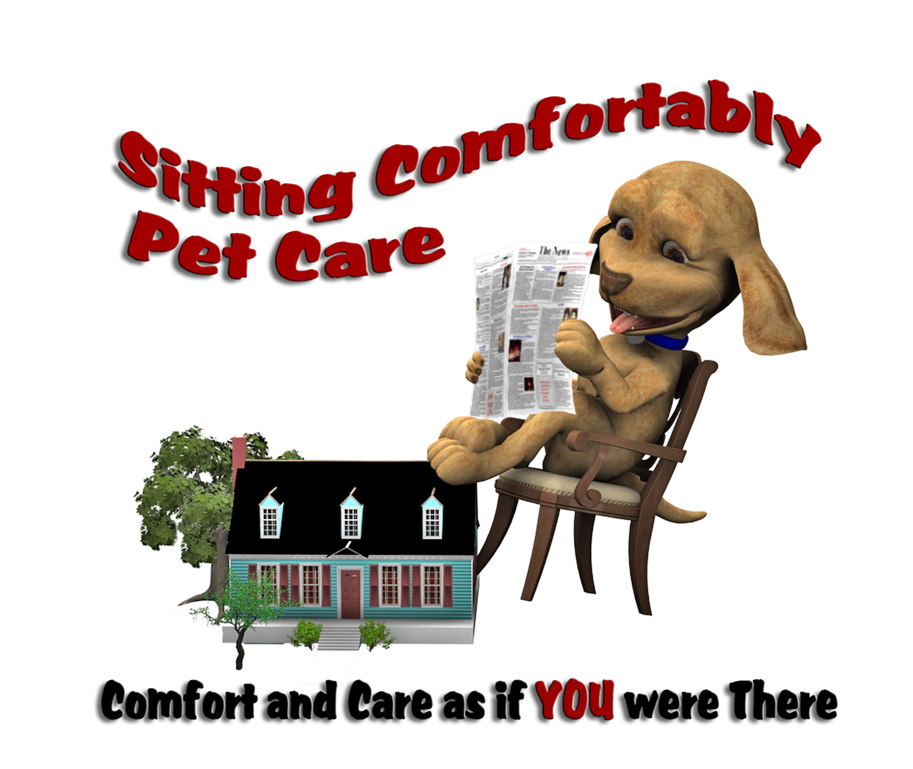 Logo for Sitting Comfortably Pet Care, LLC