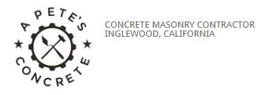 Logo for A Pete's Concrete