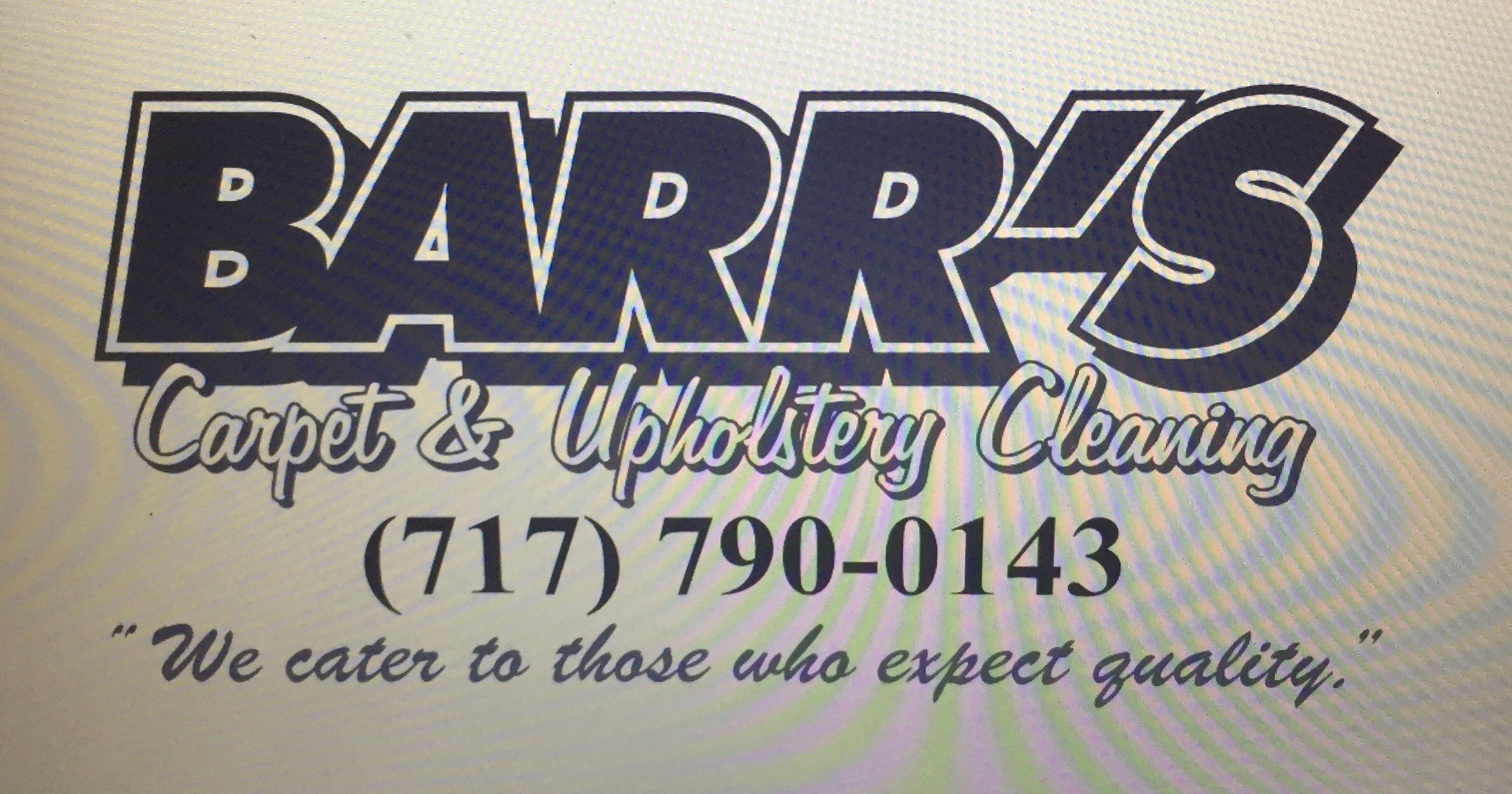 Logo for BARR'S Carpet & Upholstery Cleaning