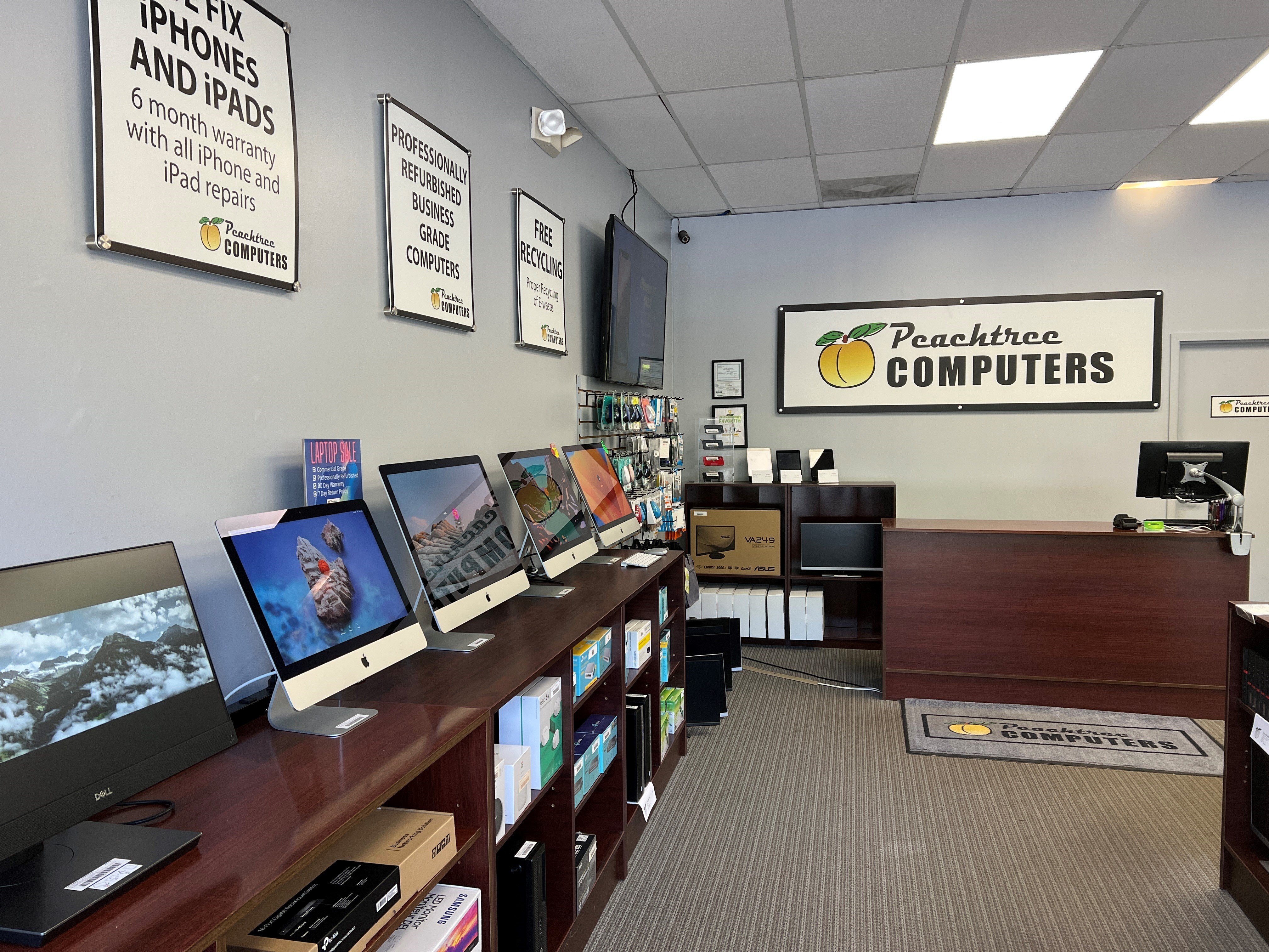 Logo for Peachtree Computers