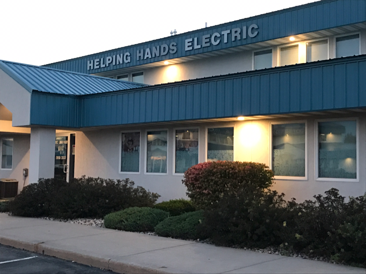 Logo for Helping Hands Electric LLC