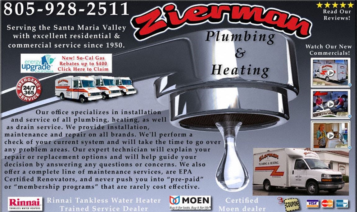 Logo for ZIERMAN PLUMBING & HEATING