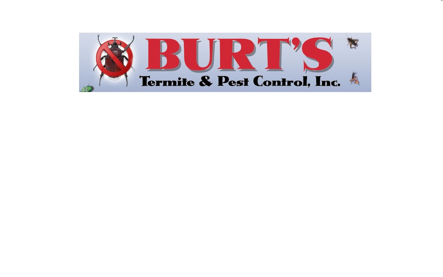 Logo for Burt's Termite & Pest Control