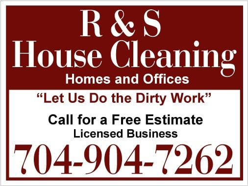 Logo for R & S House Cleaning Service