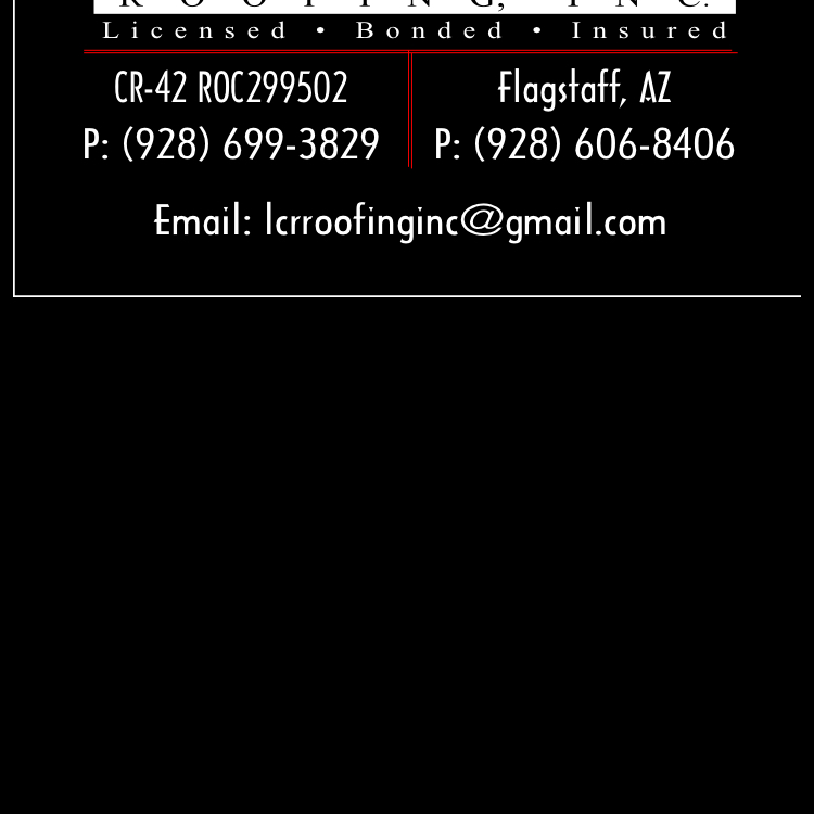 LCR Roofing Inc logo
