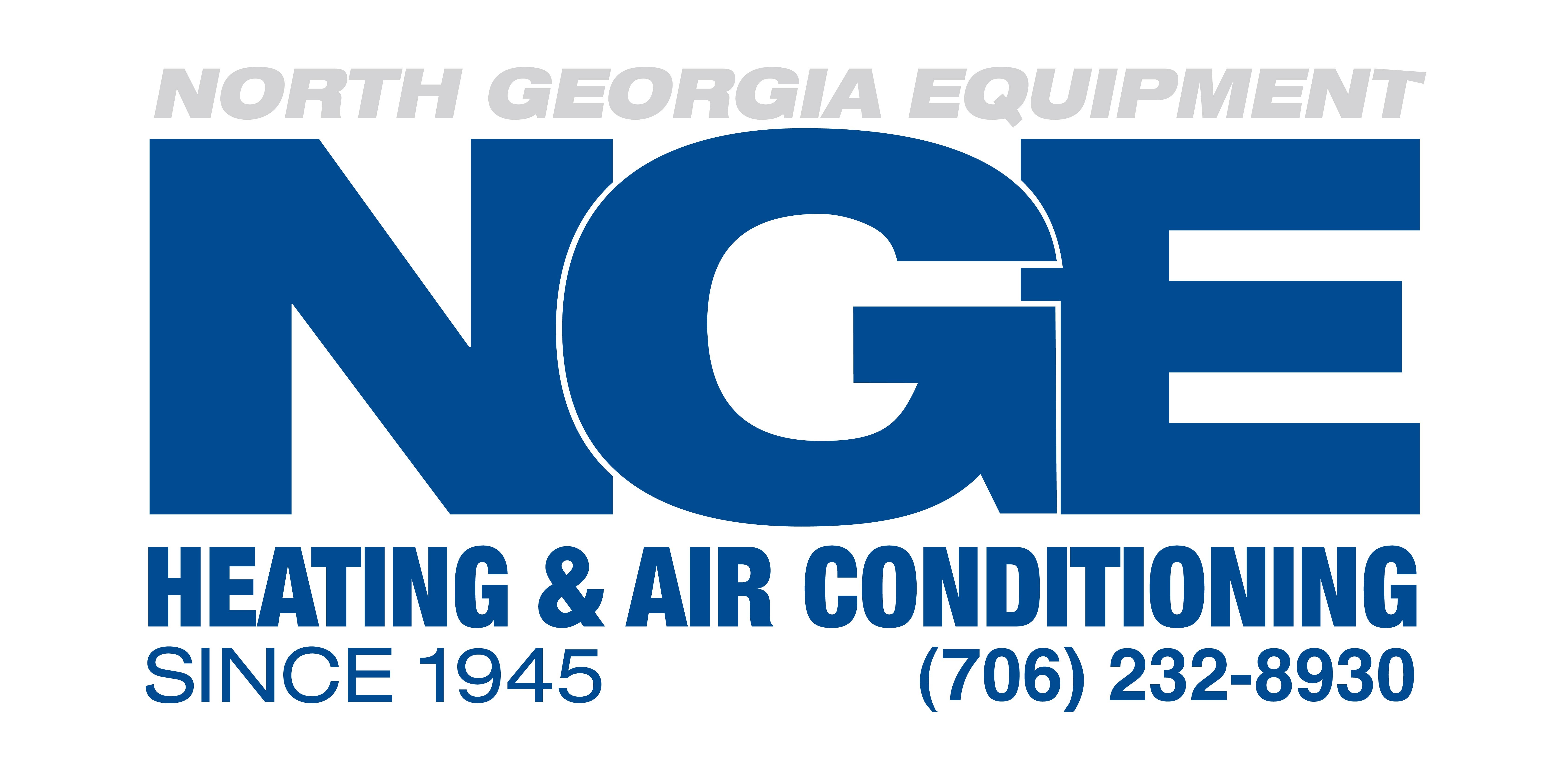 Logo for NGE heating and air conditioning