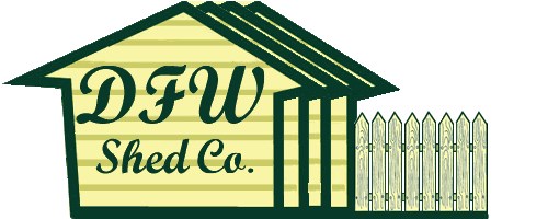 Logo for DFW Shed Co.