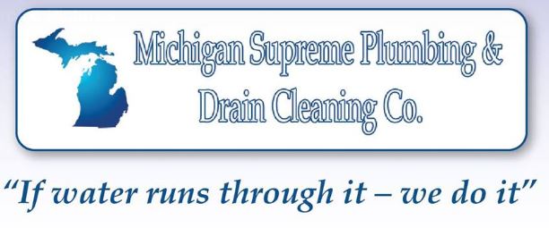 MICHIGAN SUPREME PLUMBING AND DRAIN CLEANING logo