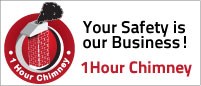 Logo for 1 Hour Chimney  --   AAA Chimney Corp