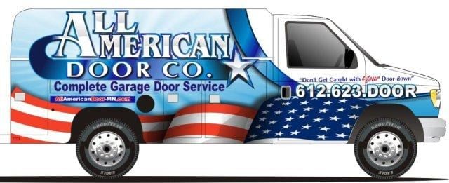 Logo for All American Garage Door CO