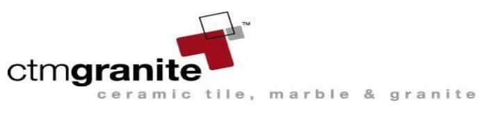 Logo for ctmgranite Design Center