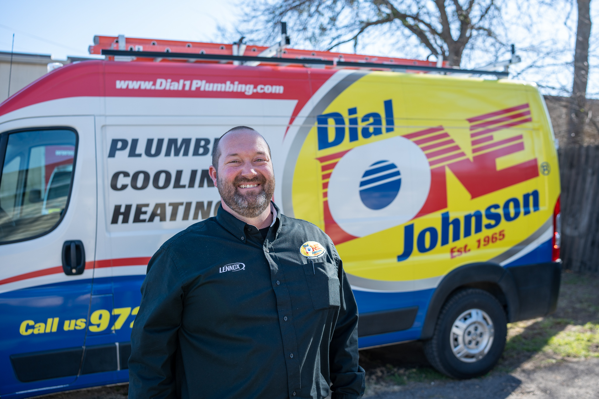 Logo for Dial One Johnson Plumbing, Cooling, and Heating