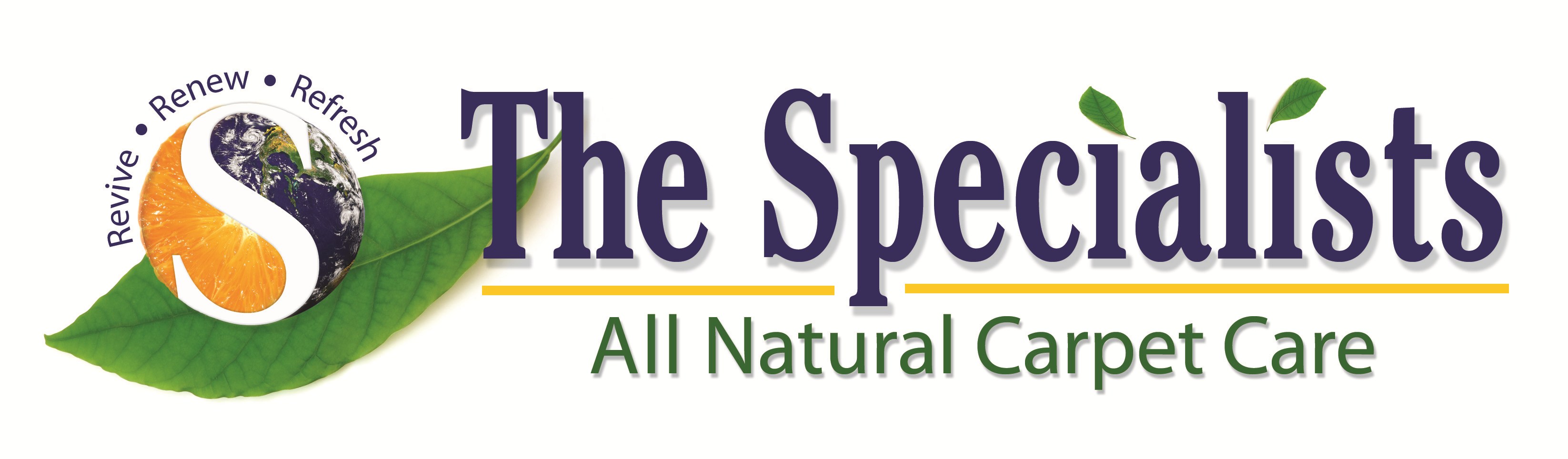 The Specialists All Natural Carpet Cleaning logo