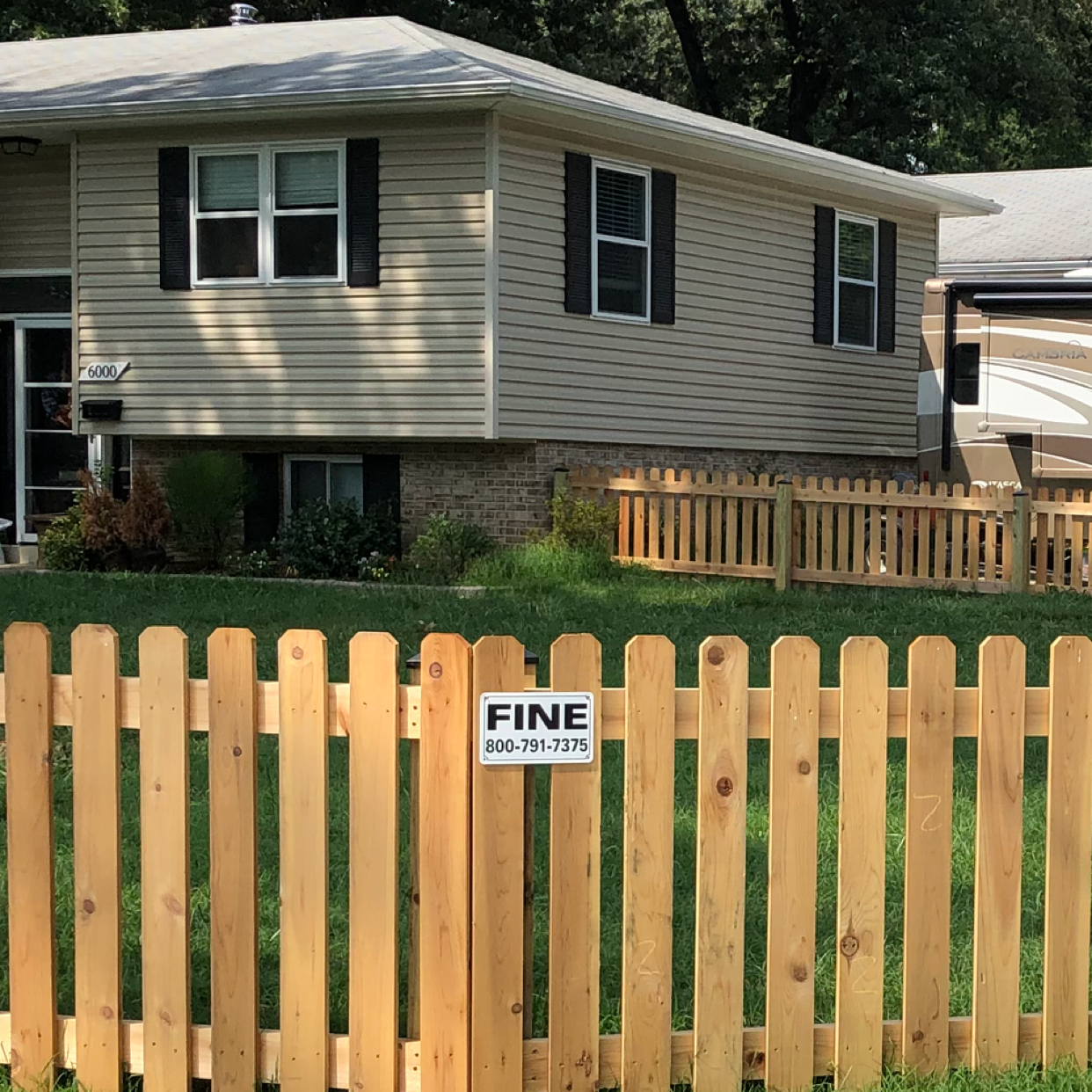 Logo for FINE Fence