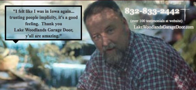 Logo for Lake Woodlands Garage Door