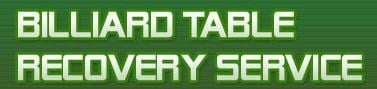 BILLIARD TABLE RECOVERY SERVICE logo