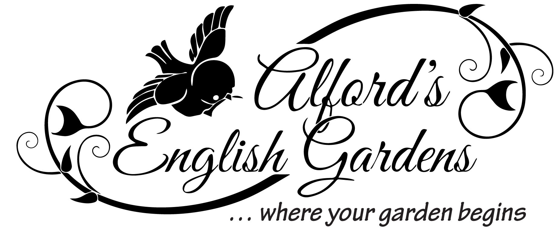 Logo for Alford's English Gardens