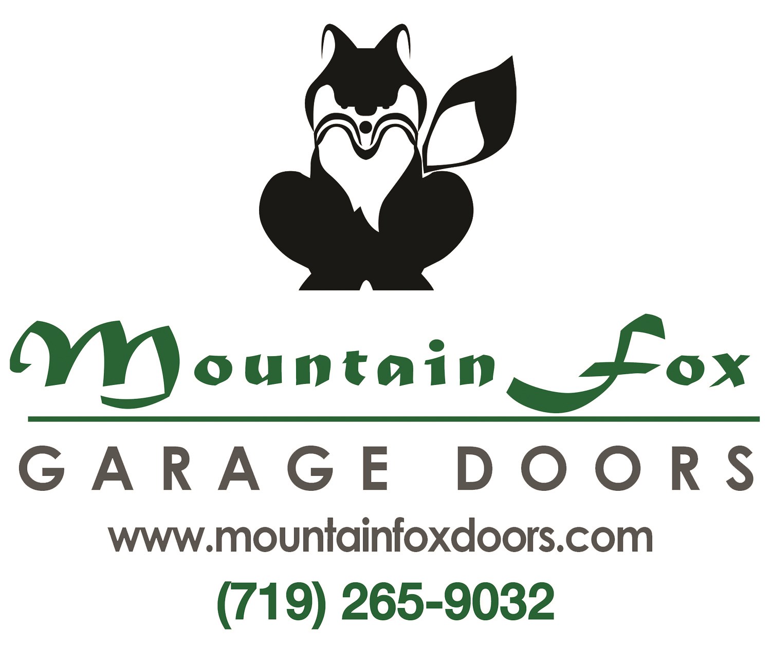 Logo for MOUNTAIN FOX GARAGE DOORS