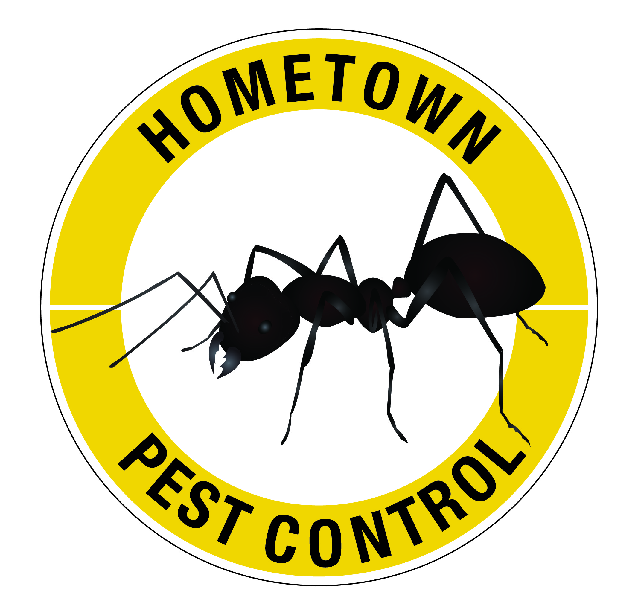 HOMETOWN PEST CONTROL logo