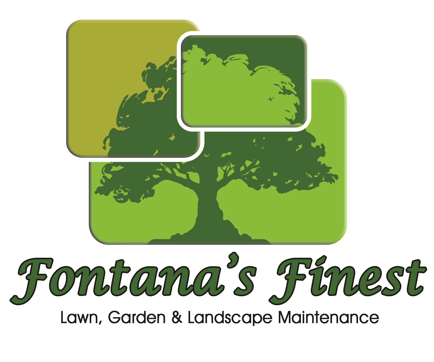 Logo for Fontana's Finest, Landscape, Lawn & Garden