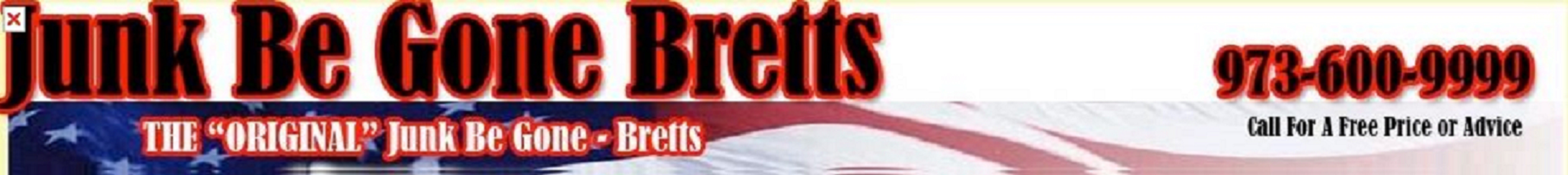 Junk Removal ~ NJ. Cleanouts Junk Be Gone Bretts logo